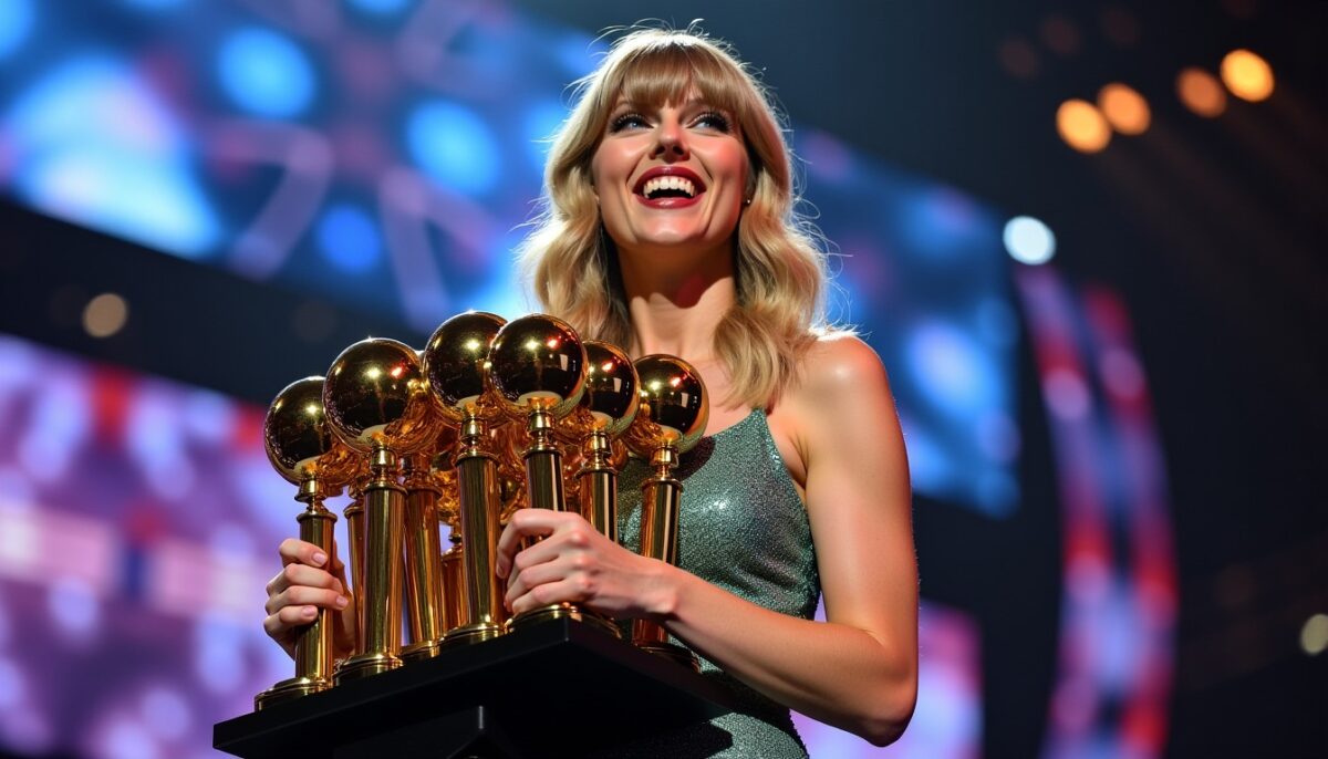 Taylor swift rafle 7 trophées aux iHeartRadio music awards 2026 : pourquoi ce record compte